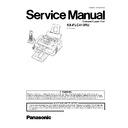 Panasonic KX-FLC413RU Service Manual