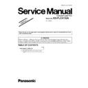 Panasonic KX-FLC413UA (serv.man2) Service Manual / Supplement