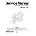kx-fmc230 service manual