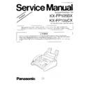 kx-fp105bx, kx-fp105cx simplified service manual