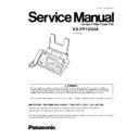 Panasonic KX-FP143UA Service Manual