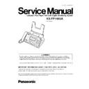 kx-fp148ua service manual