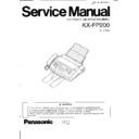 Panasonic KX-FP200 Service Manual
