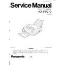 Panasonic KX-FP270 Service Manual
