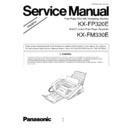 kx-fp320e, kx-fm330e simplified service manual