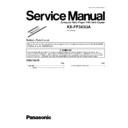 Panasonic KX-FP343UA (serv.man2) Service Manual / Supplement