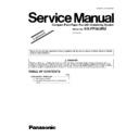 Panasonic KX-FP363RU (serv.man7) Service Manual Supplement