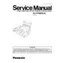kx-fp88rs-b service manual