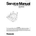 Panasonic KX-FPC91 Service Manual