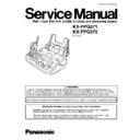 kx-fpg371, kx-fpg372 (serv.man3) service manual