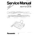 Panasonic KX-FT21CX-W Simplified Service Manual