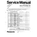 Panasonic KX-FT31BX-W Simplified Service Manual
