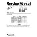Panasonic KX-FT33, KX-FT35, KX-FT37, KX-FT42BX, KX-FT46BX Service Manual / Supplement