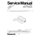kx-ft33ls simplified service manual
