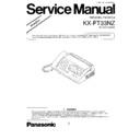 Panasonic KX-FT33NZ Simplified Service Manual