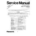 kx-ft33rs simplified service manual
