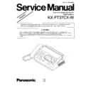 Panasonic KX-FT37CX-W Simplified Service Manual