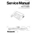 Panasonic KX-FT42BX Service Manual