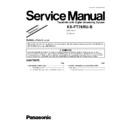 Panasonic KX-FT76RU-B (serv.man2) Service Manual / Supplement