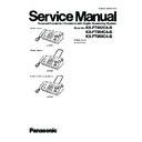 Panasonic KX-FT982CA, KX-FT984CA, KX-FT988CA Service Manual