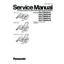 kx-ft982ua, kx-ft982ua, kx-ft984ua, kx-ft988ua, kx-ft988ua service manual