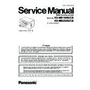 Panasonic KX-MB1900UCB, KX-MB2020UCB (serv.man2) Service Manual