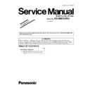 Panasonic KX-MB763RU (serv.man10) Service Manual / Supplement