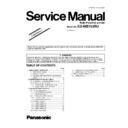 Panasonic KX-MB763RU (serv.man2) Service Manual / Supplement
