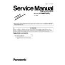 Panasonic KX-MB763RU (serv.man8) Service Manual / Supplement
