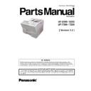 Panasonic UF-8300, UF-8200, UF-7300, UF-7200 (serv.man3) Service Manual / Other