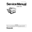 Panasonic UF-885, UF-895 (serv.man3) Service Manual