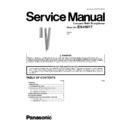 Panasonic EH-HW17 Service Manual