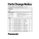 Panasonic EH2424 (serv.man2) Service Manual / Parts change notice
