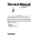 Panasonic ER-GB37-K520 Service Manual