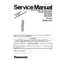 Panasonic ER-GD60-S803, ER-GD50, ER-GD40 (serv.man2) Simplified Service Manual