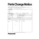 Panasonic ER-GD60-S803, ER-GD50, ER-GD40 Service Manual / Parts change notice