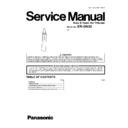 Panasonic ER-GN30 Service Manual