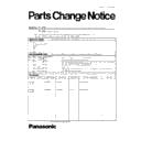 Panasonic ER-GP80-K820, ER-GP81 Service Manual / Parts change notice