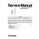 Panasonic ER131, ER131H520 Service Manual