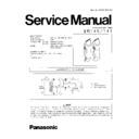 Panasonic ER140, ER141 Service Manual