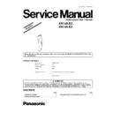 Panasonic ER148-E2, ER149-E2 Simplified Service Manual