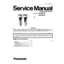 Panasonic ES-RF41, ES-RF31 Service Manual