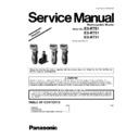 Panasonic ES-RT81, ES-RT51, ES-RT31 Simplified Service Manual