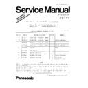 Panasonic ES177 (serv.man2) Service Manual / Supplement