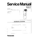 Panasonic ES177 Service Manual