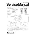 Panasonic ES742, ES743, ES744 Service Manual