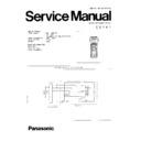 Panasonic ES761 Service Manual