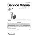 Panasonic ES8109, ES8109S520, ES8109S503 Service Manual / Supplement