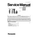 Panasonic ES8243, ES8249, ES8901 Service Manual