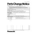 Panasonic EW1035-E2 (serv.man2) Service Manual / Parts change notice